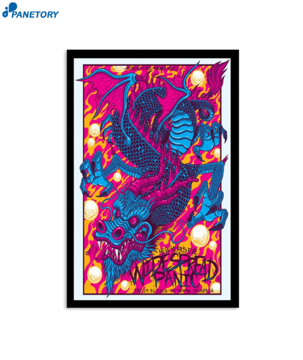 Widespread Panic December 29-31 2023 The Fox Theatre Poster