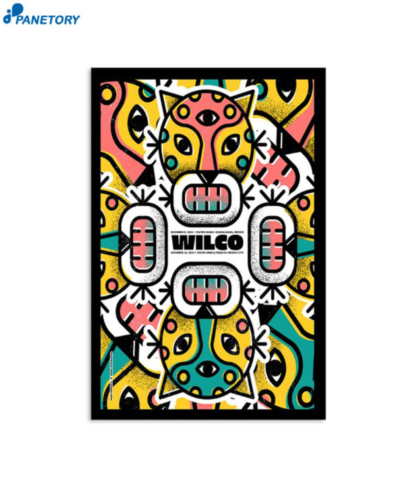 Wilco Mexico City Mexico December 10 2023 Poster