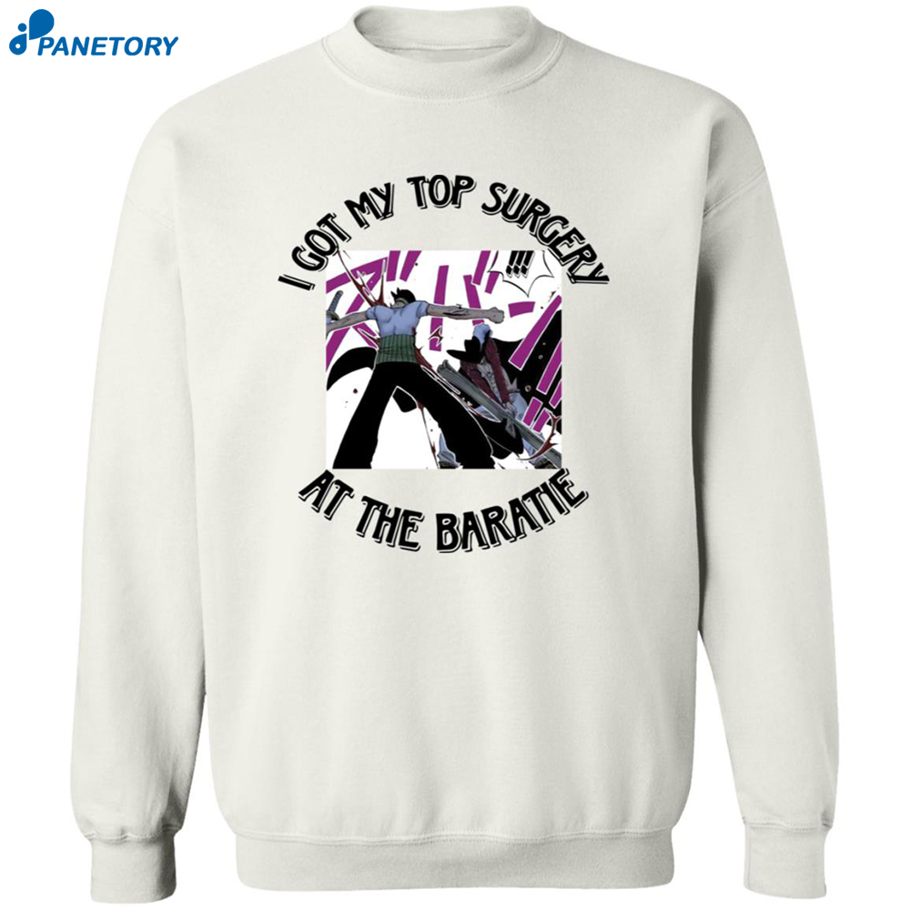 Zoro I Got My Top Surgery At The Baratie Shirt 6 Zoro I Got My Top Surgery At The Baratie Shirt 2