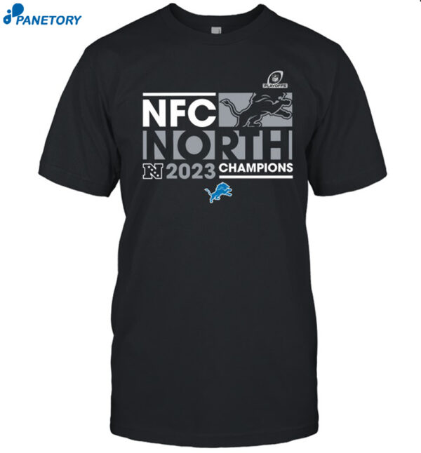 Detroit Lions 2023 Nfc North Division Champions Shirt