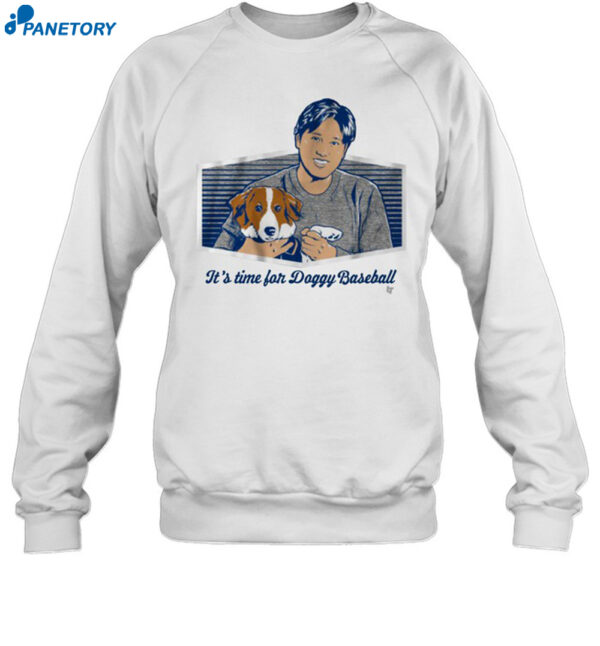 Shohei Ohtani It's Time For Doggy Baseball Shirt