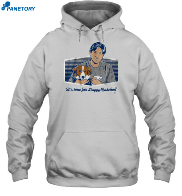 Shohei Ohtani It's Time For Doggy Baseball Shirt