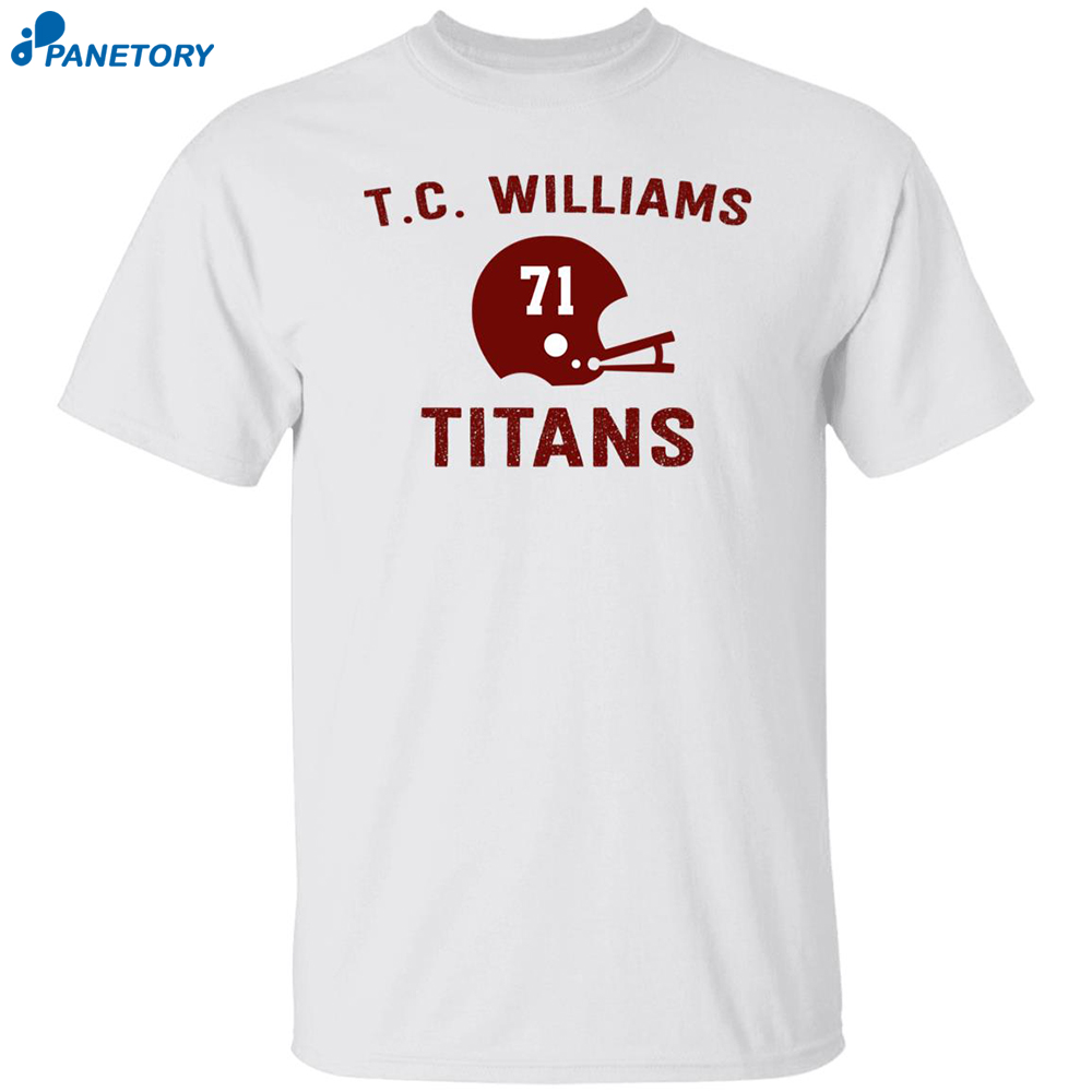1971 T.c Williams Titan Shirt 8 1971 T.c Williams Titan Shirt