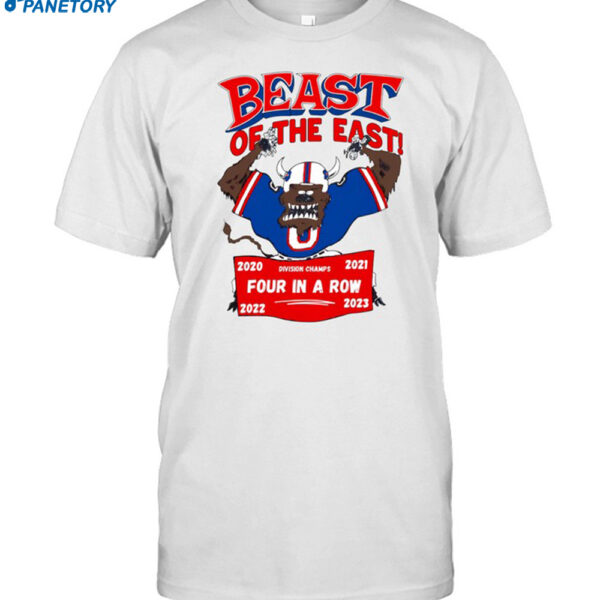 Beast Of The East Four In A Row Shirt