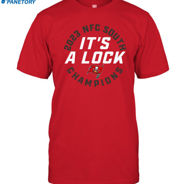 Buccaneers Nfc South It's A Lock Champions 2023 Shirt