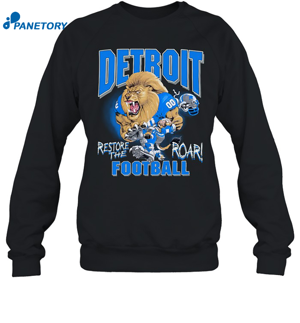 Detroit Re The Roar Shirt 6 Detroit Re The Roar Shirt 1
