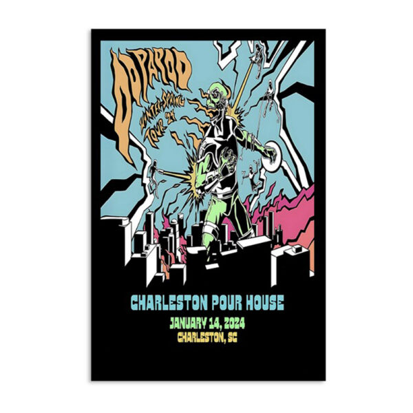 Dopapod 14th January 2024 Events In Charleston Poster