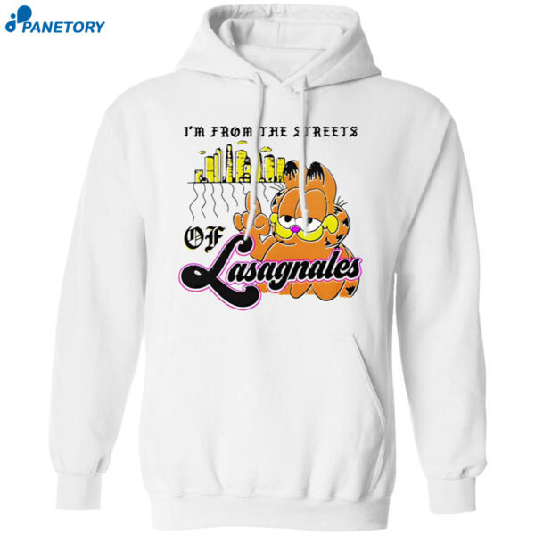 Garfield I'm From The Streets Of Lasagnales Classic Shirt