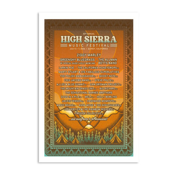 High Sierra Quincy Ca Poster