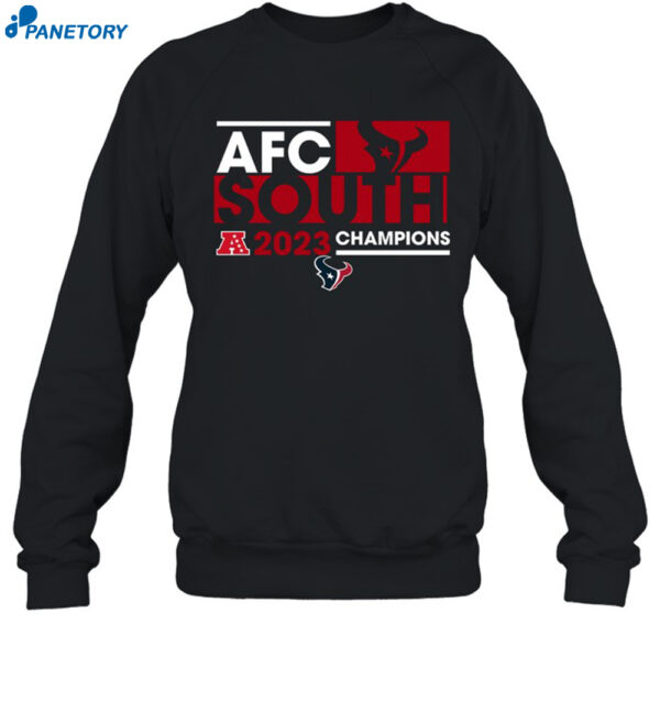 Houston Texans 2023 Afc South Division Champions Big &Amp; Tall Shirt
