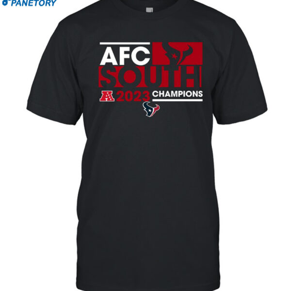Houston Texans 2023 Afc South Division Champions Big & Tall Shirt