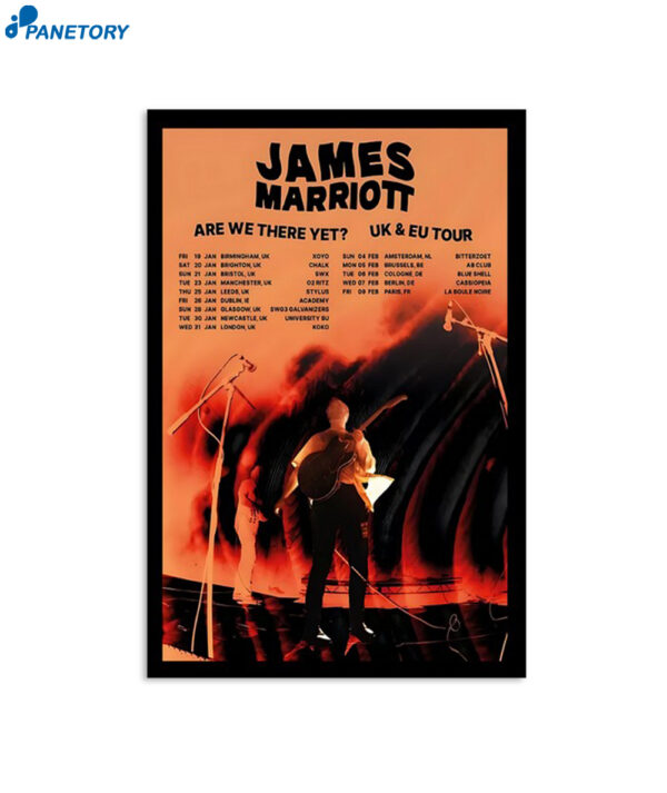 James Marriott Awty 2024 Tour Poster