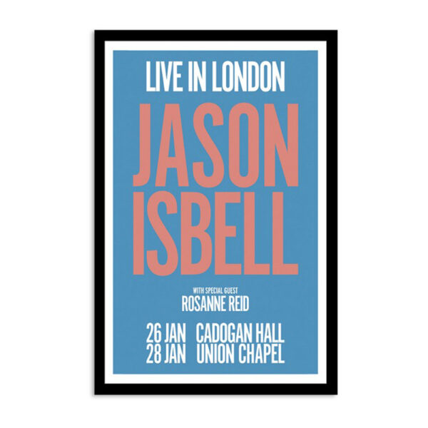 Jason Isbell Jan 28 2024 Union Chapel Poster