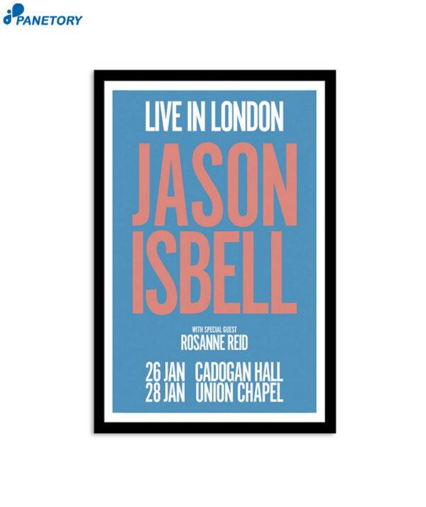 Jason Isbell Jan 28 2024 Union Chapel Poster