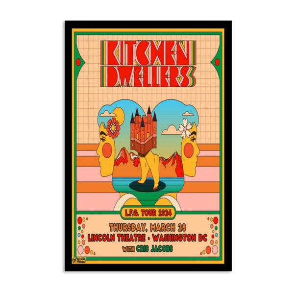 Kitchen Dweller Lincoln Theatre Washington Dc March 28 2024 Poster