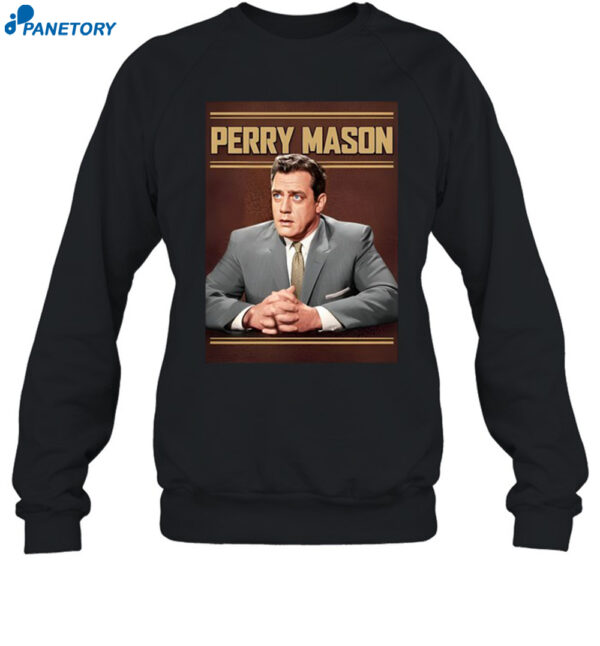 Liz Churchill Wearing Perry Mason Tv Series 1957 Shirt