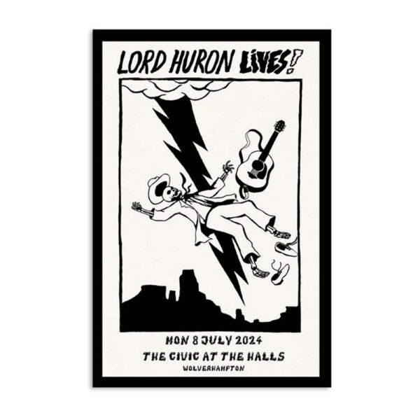 Lord Huron 11.3.23 The Civic At The Halls Wolverhampton Uk Poster