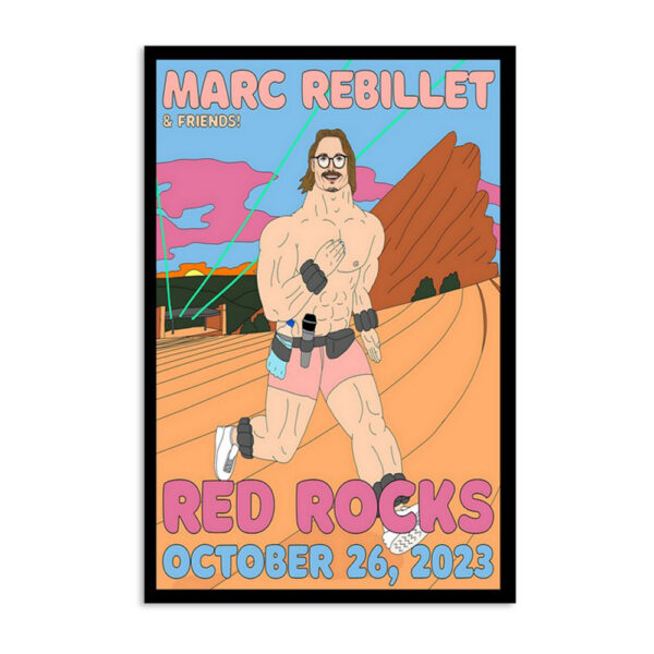Marc Rebillet Red Rocks 10 26 2023 Tour Poster