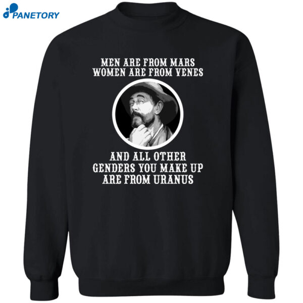 Men Are From Mars Women Are From Venus And All Other Genders Shirt