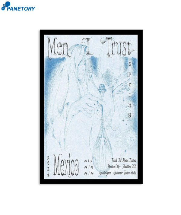 Men I Trust Spring Tour 2024 Poster