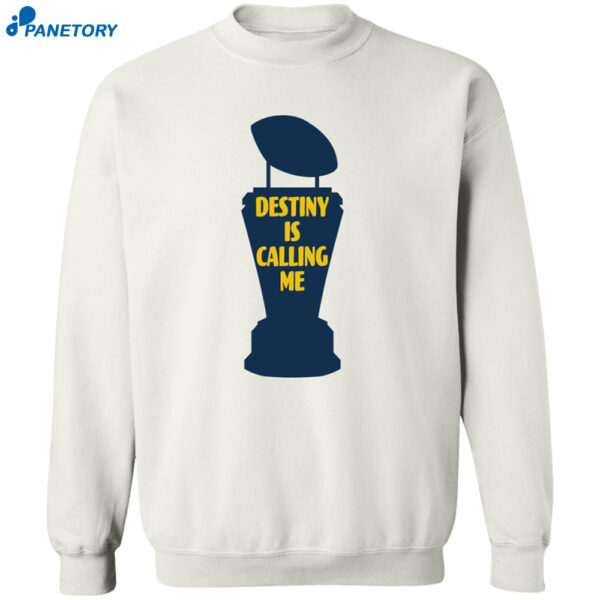 Michigan Destiny Is Calling Me Shirt 2