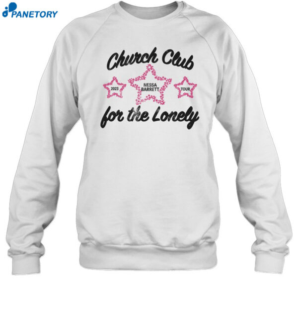Nessa Barrett Tour 2023 Church Club Cami For The Lonely Shirt 1