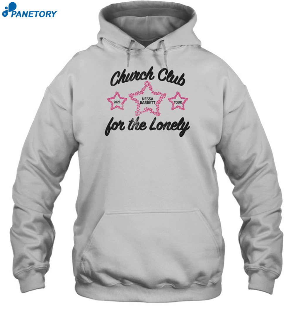 Nessa Barrett Tour 2023 Church Club Cami For The Lonely Shirt 7 Nessa Barrett Tour 2023 Church Club Cami For The Lonely Shirt 2