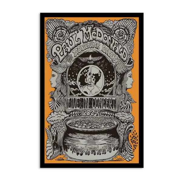 Paul Mcdonald Feb 21-24 2024 Folk Alliance Kansas City Mo Poster