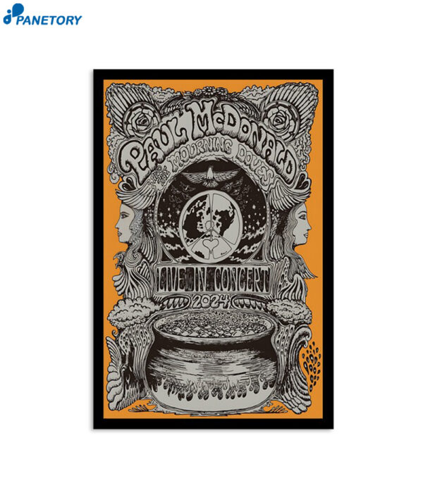 Paul Mcdonald Feb 21-24 2024 Folk Alliance Kansas City Mo Poster
