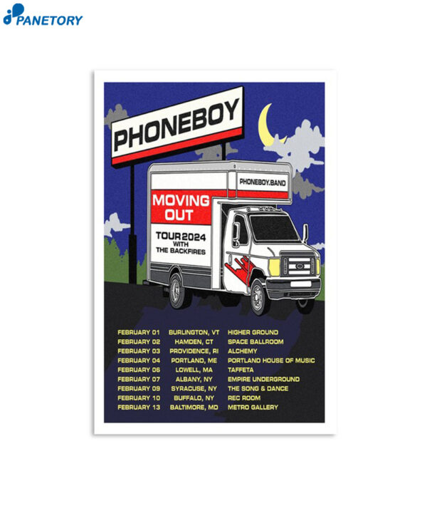 Phoneboy February Tour 2024 Poster