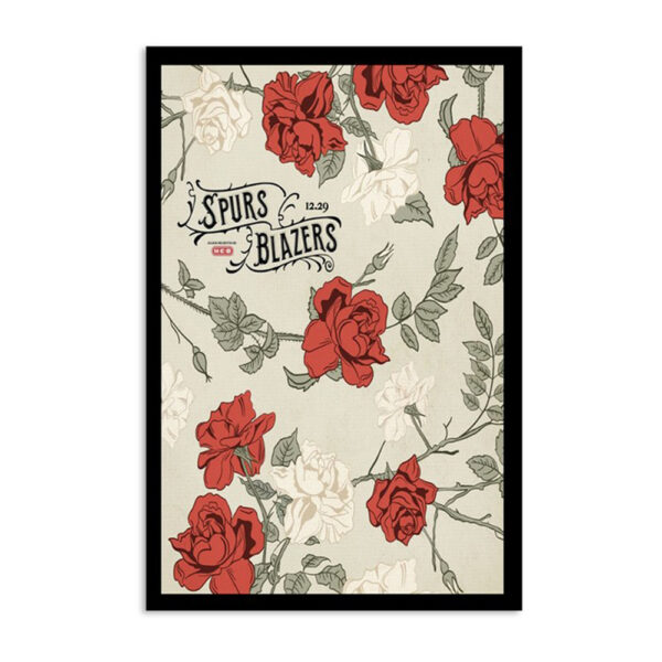 San Antonio Spurs Vs Portland Trail Blazers December 29 2023 Poster