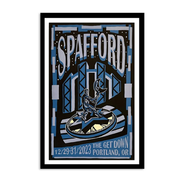 Spafford Portland Or December 29 30 & 31 2023 Tour Poster
