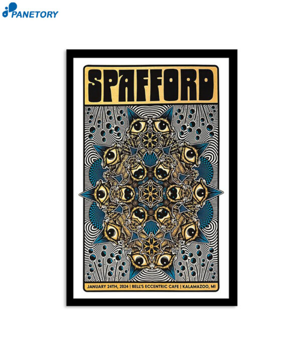 Spafford Tour 2024 Kalamazoo Mi Poster