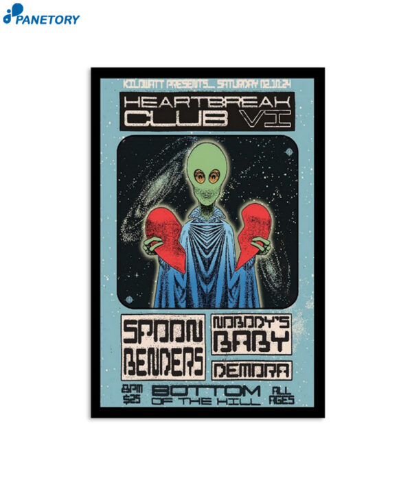 Spoon Benders Bottom Of The Hill San Francisco Ca Feb 10 2024 Poster