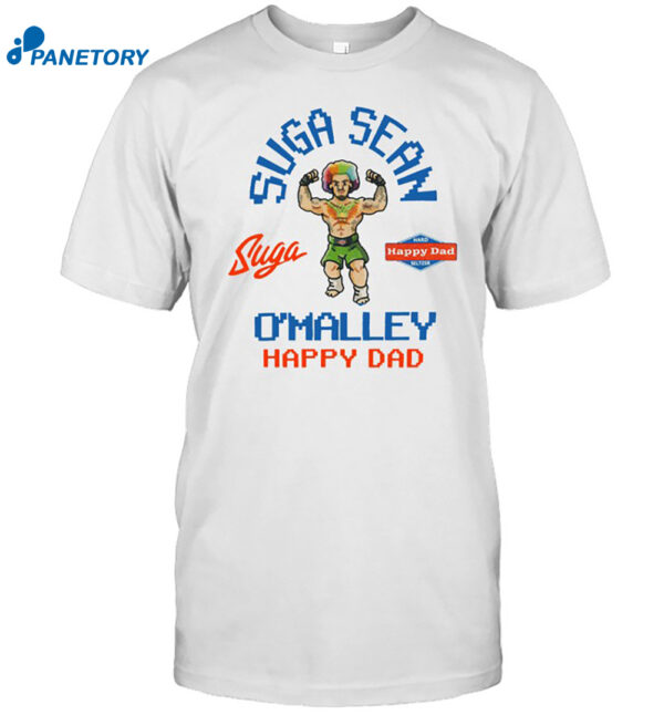 Suga Sean O'malley X Happy Dad Action Figure Shirt