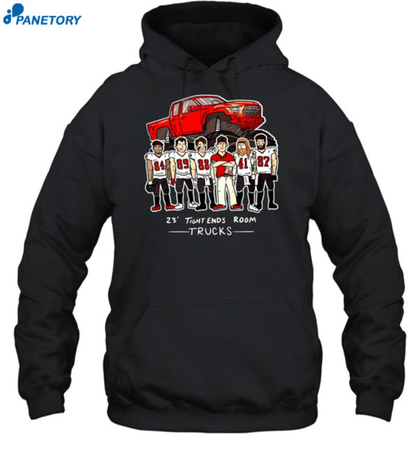 Tampa Bay Buccaneers 23' Tight Ends Room Trucks Shirt