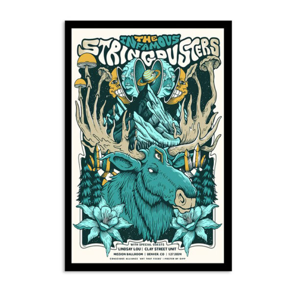 The Infamous Stringdusters January 27 2024 Mission Ballroom Denver CO Poster