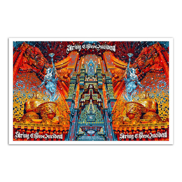 The String Cheese Incident The Fox Theater Oakland Ca December 31 2023 Poster