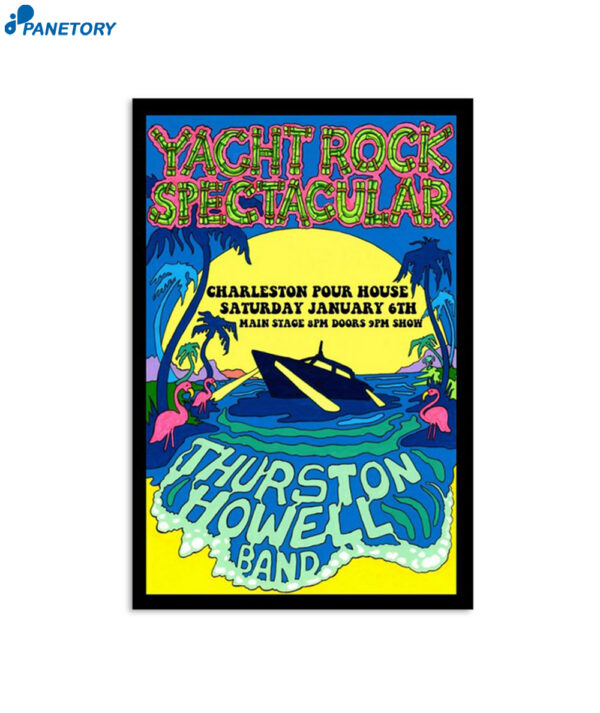 Thurston Howell Band Charleston Pour House Events Jan 6 2024 Poster