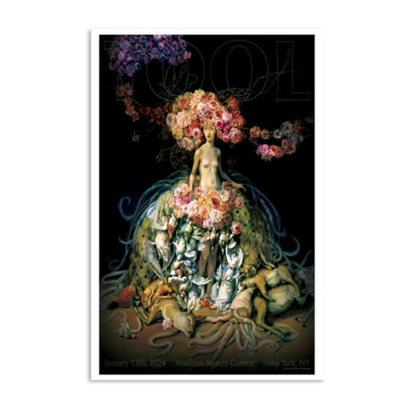 Tool Band New York Madison Square Garden Jan 13 2024 Poster