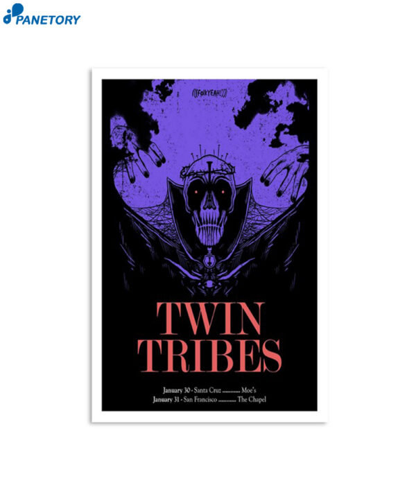 Twin Tribes The Chapel San Francisco Ca January 31 2024 Poster