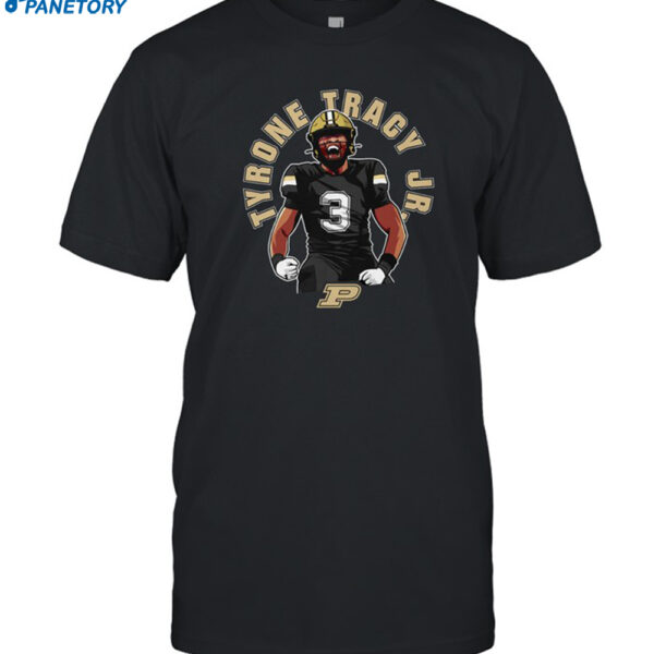 Tyrone Tracy Jr. Purdue Boilermakers Football Shirt
