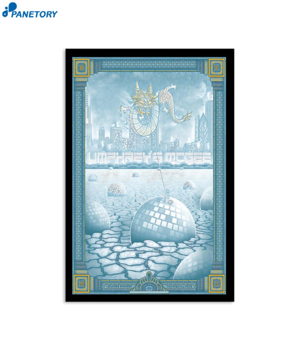 Umphrey's Mcgee New Year's Eve Riviera Theatre, Chicago Dec 29 Poster
