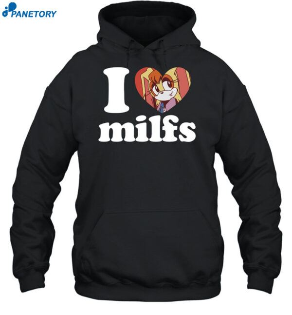Vanilla The Rabbit Sonic I Love Milfs Shirt 2