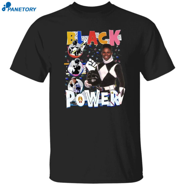 Walter Jones Black Power Ranger Shirt