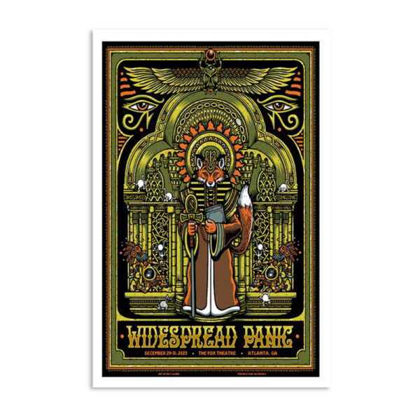 Widespread Panic Atlanta The Fox Theatre 30 & 31 December Poster