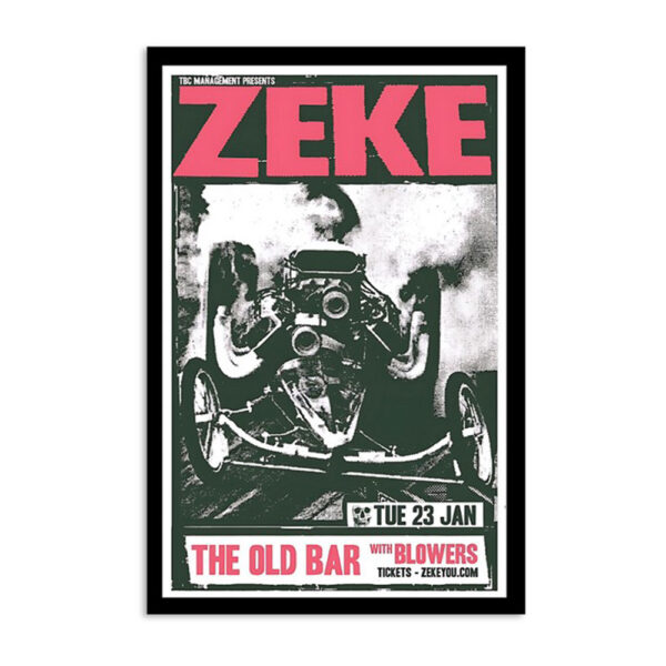 Zeke Jan 23 2024 Fitzroy Vic Poster