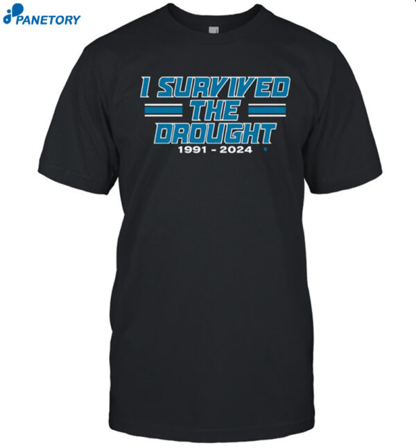 Detroit I Survived The Drought Shirt