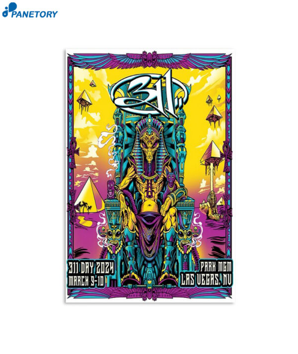 311 Dolby Live Las Vegas Mar 9-10 2024 Poster