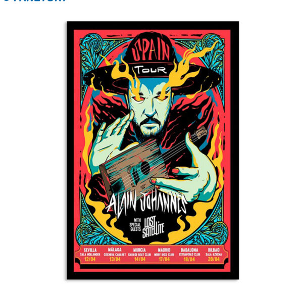 Alain Johannes 2024 Japan Tour Poster